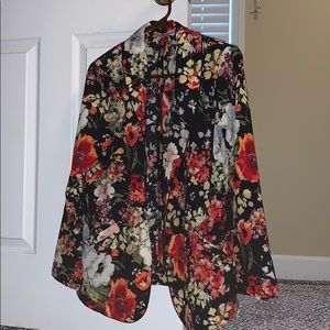 Philosophy multicolored floral blazer